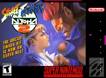 Street Fighter Alpha 2 (USA) box cover front